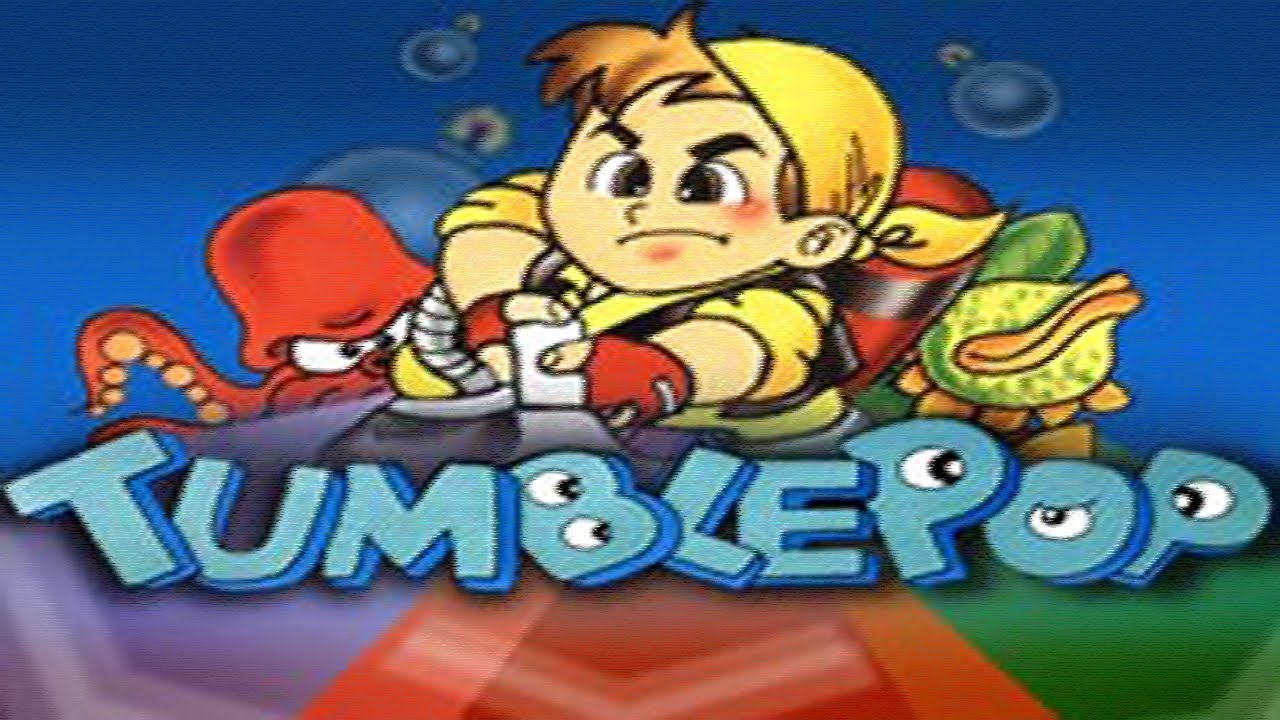 TUMBLEPOP GAME PLAY | TUMBLE POP ALL BOSSES | TUMBLE POP SPEED RUN