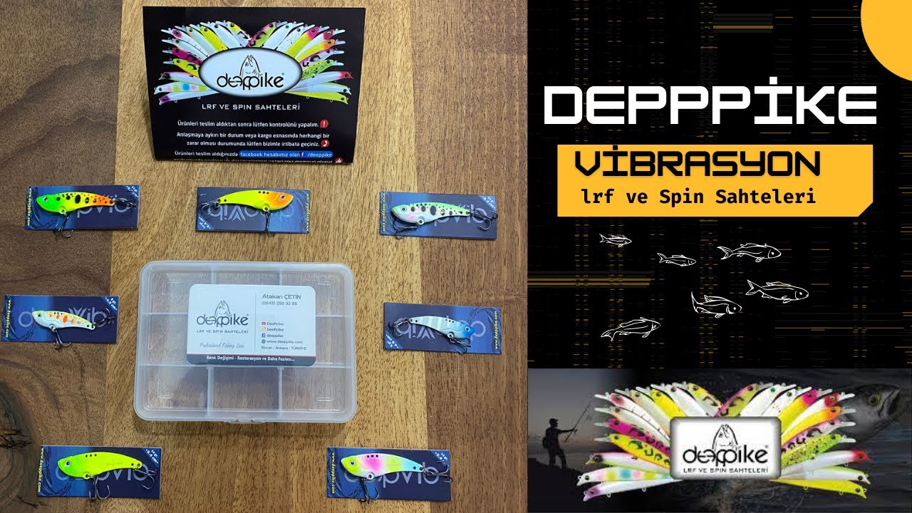 DEEPPİKE VİBRASYON EFSANE !!! EN AVCI RENKLER .... EN VERİMLİ BALIK SAHTESİ !!!