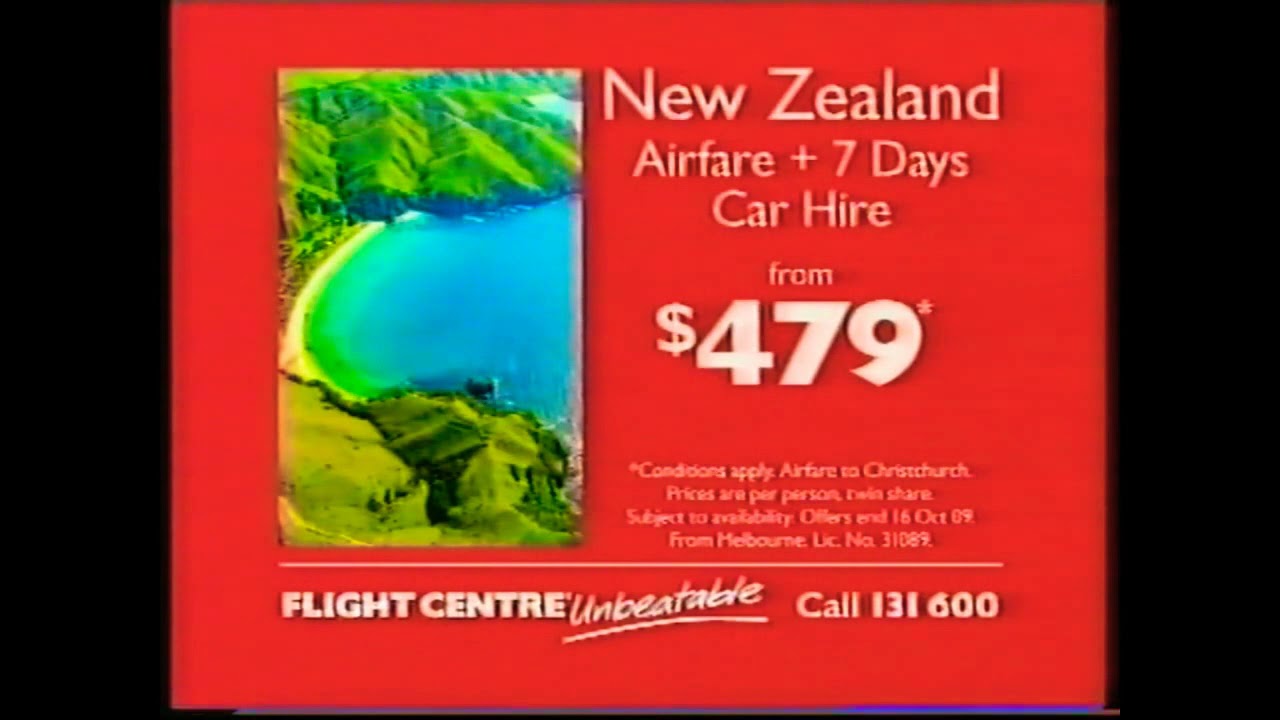 Flight Centre Geelong 'Deals of the Week' - 30sec Television Commercial, October 2009