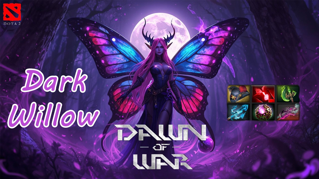 Dota2 DAWN OF WAR/Dark Willow Carry with perfect Support