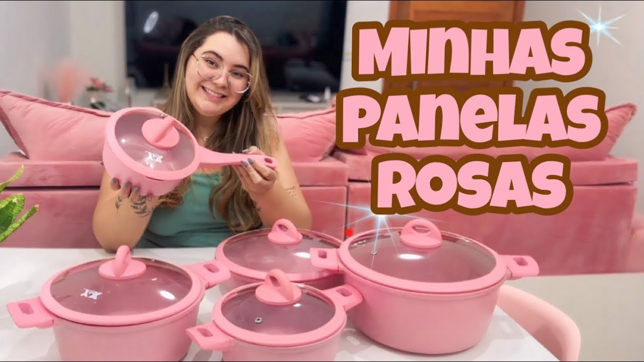 TUDO SOBRE AS MINHAS PANELAS ROSA DA XDX | VALE A PENA? O QUE ACHEI DELAS? | Tayane Silvia