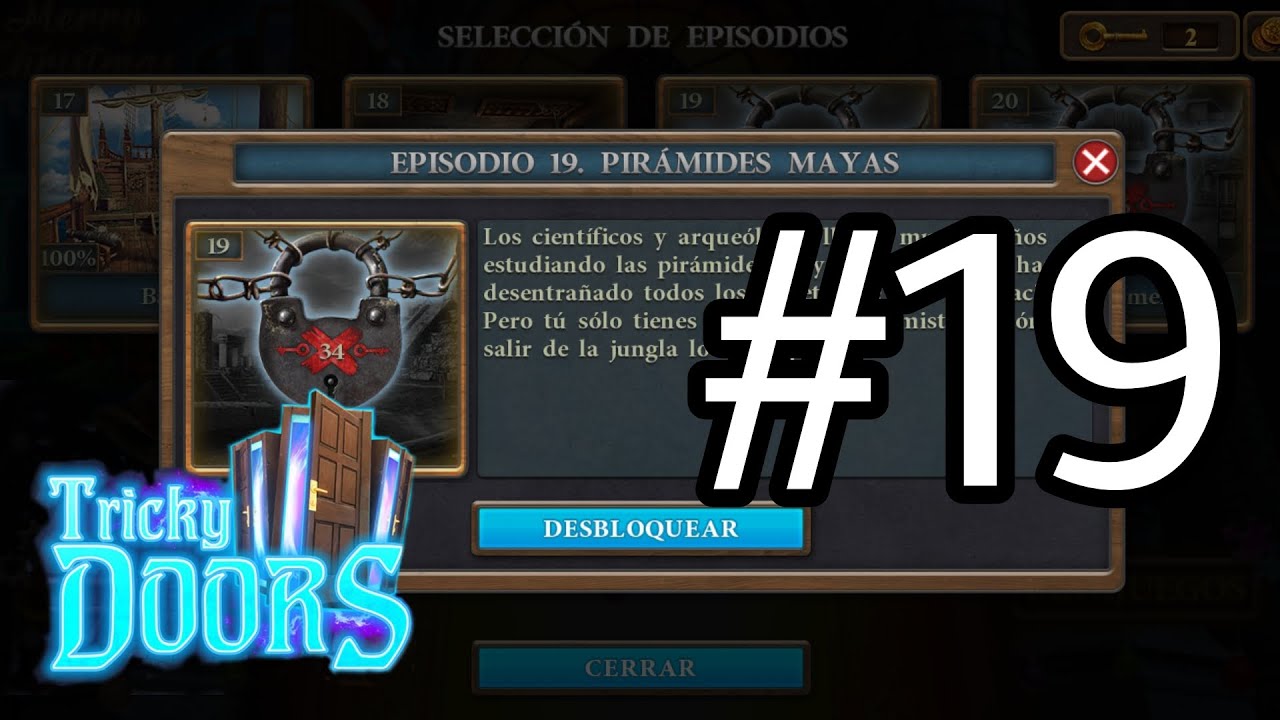 Tricky Doors. Solución del episodio 19. Pirámides mayas.