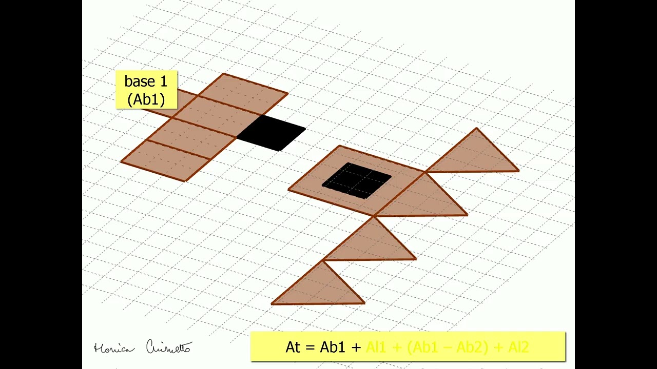 Parallelepipedo e piramide con base più grande
