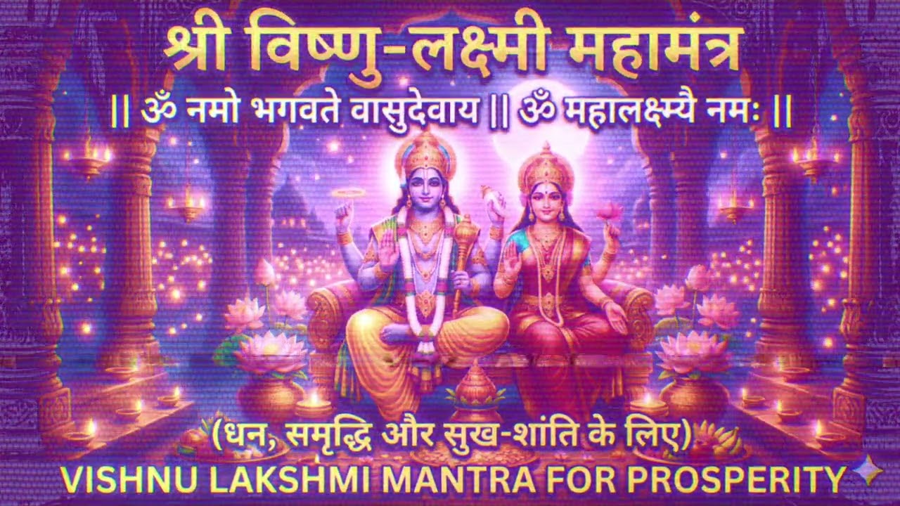  Mahalakshmi Mantra 108 Times | महालक्ष्मी गायत्री मंत्र धन,सौभाग्य पाने का मंत्र|@AuraMaker19 