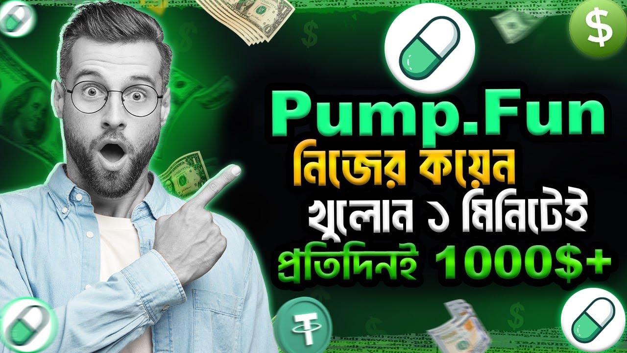 Create your own coins on Pump Fun in 1 minute / 500$-1000$ per day