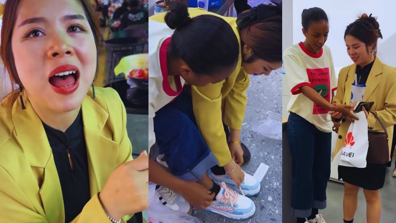 Encountered an enthusiastic Chinese girl who gave Messi a mobile phone and bought shoes