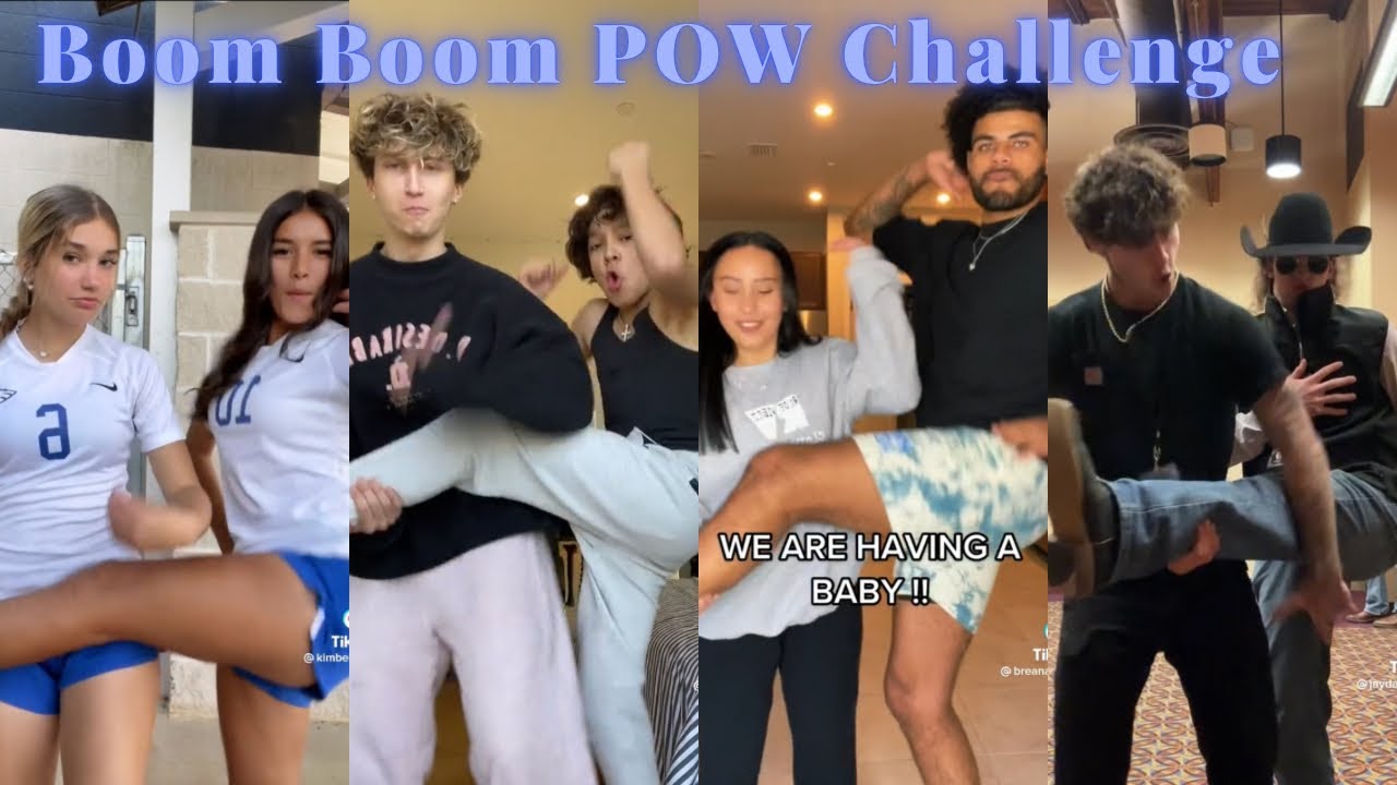 Boom Boom Pow Challenge Dance- TikTok Dance Challenge Compilation