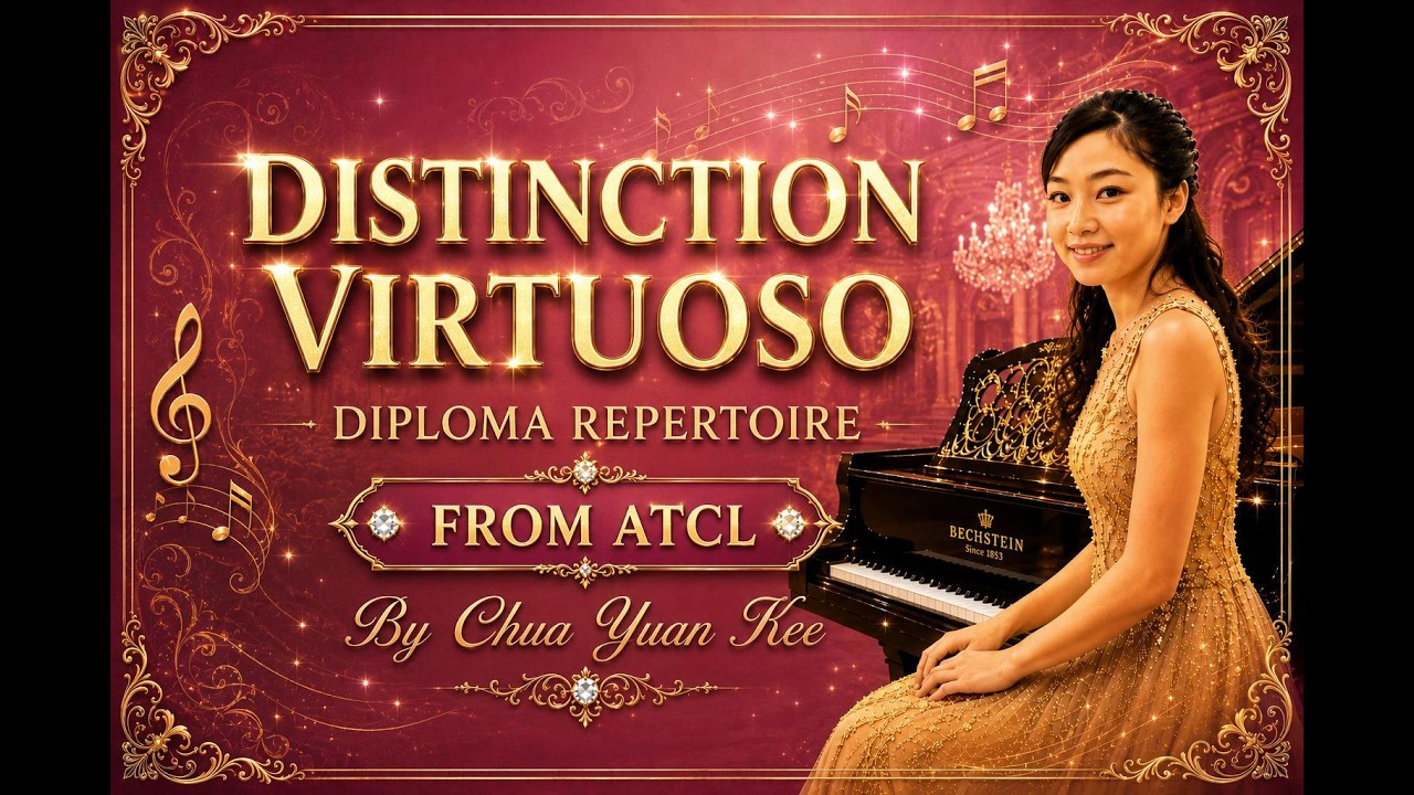 Distinction Diploma Piano Sample Collection (Trinity ATCL), Virtuosic pieces By Yuan Kee.