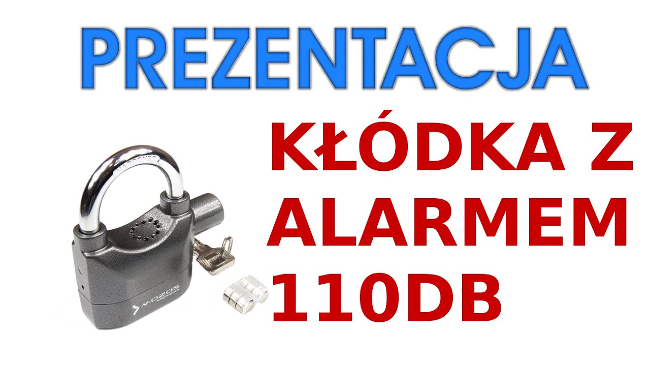 Unboxing Kłódki z alarmem 110DB - HardPC TV #68