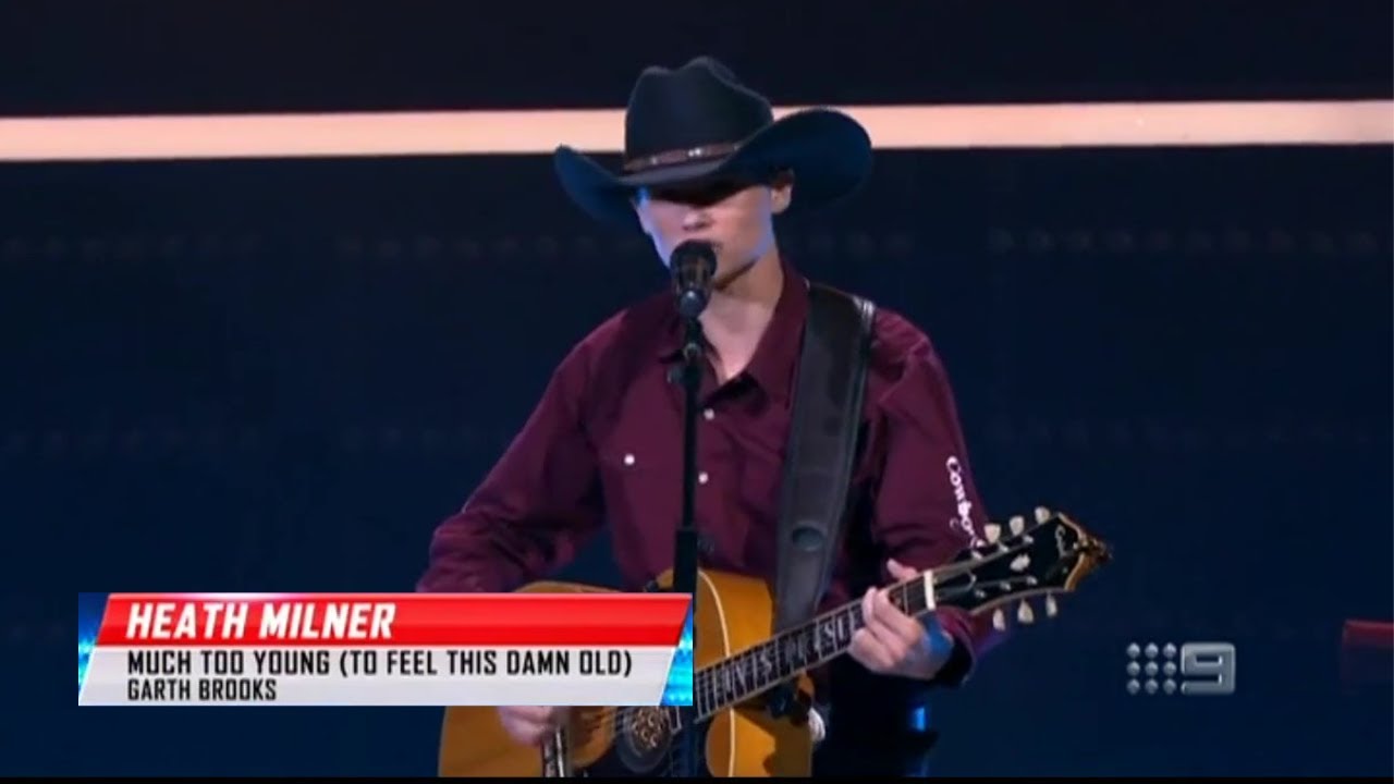 Heath Milner - Much Too Young | The Voice Australia 6 (2017) | Blind Auditions