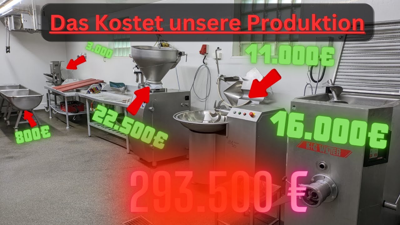 💰 Was kostet eine Metzgerei? Die Preise unserer Maschinen! 💰