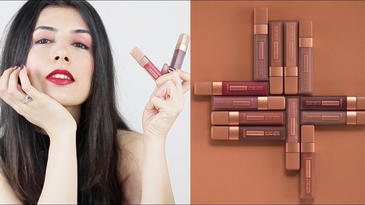 L'OREAL LES CHOCOLATS LİKİT RUJ İNCELEME | ÇİKOLATA KOKULU