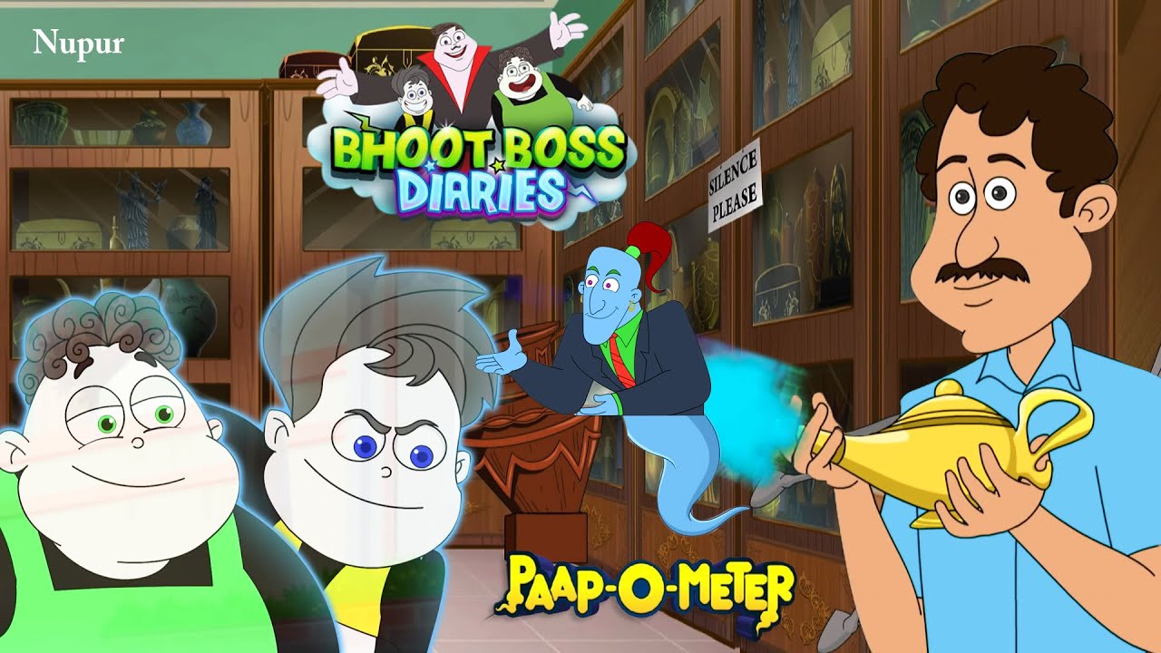 भूत बॉस बने जीन | Paap-O-Meter | Thakela Pakela Latest Episode | Cartoon For Kids In Hindi