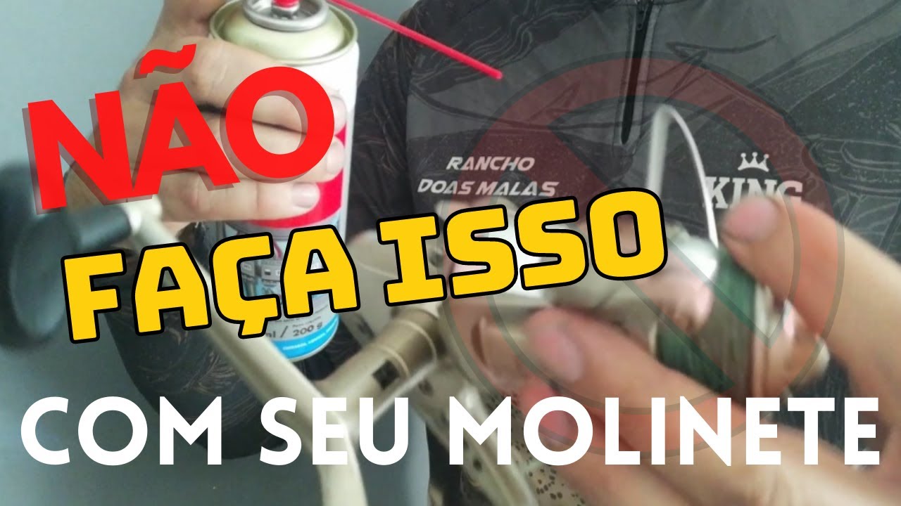 Como limpar e lubrificar seu molinete corretamente.
#pesca