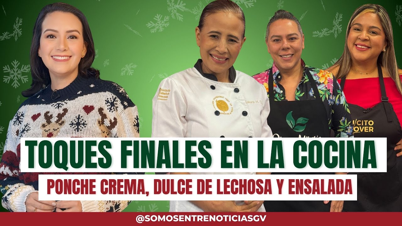Somos Entrenoticiasgv - Preparación en navidad: ponche crema, dulce de lechosa y ensalada de gallina