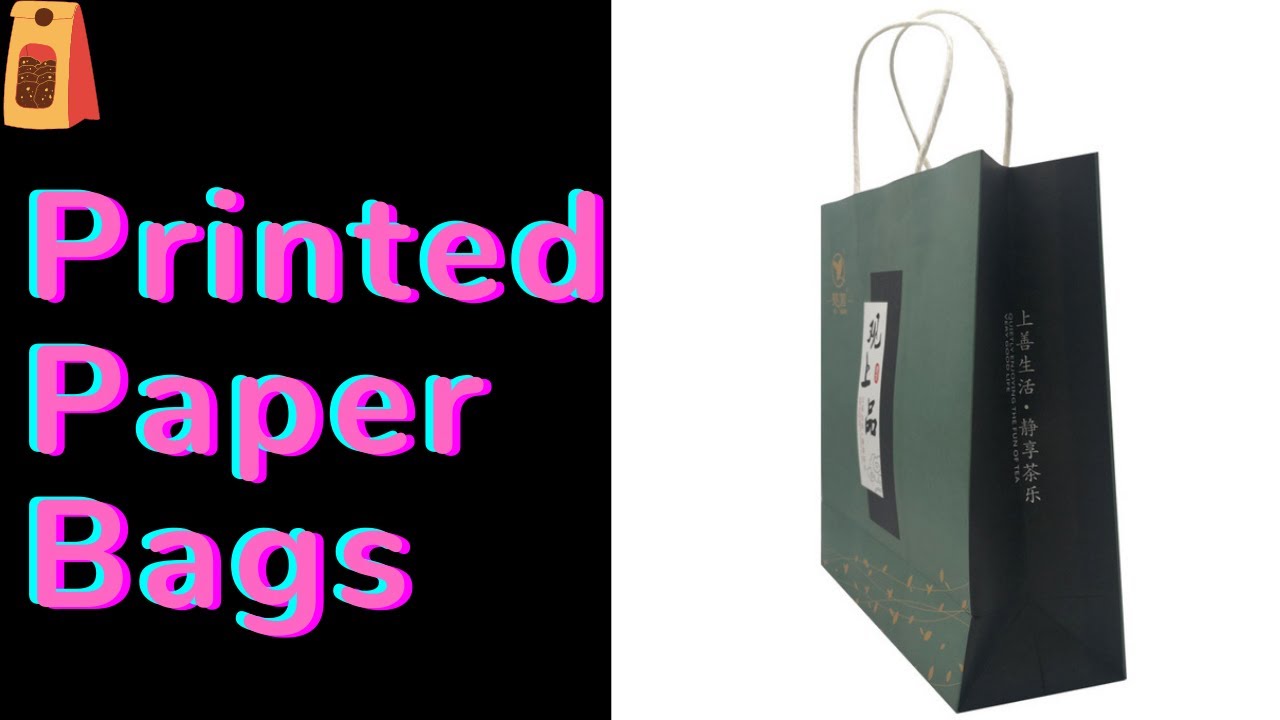 Offset Kraft Printed Paper Bags