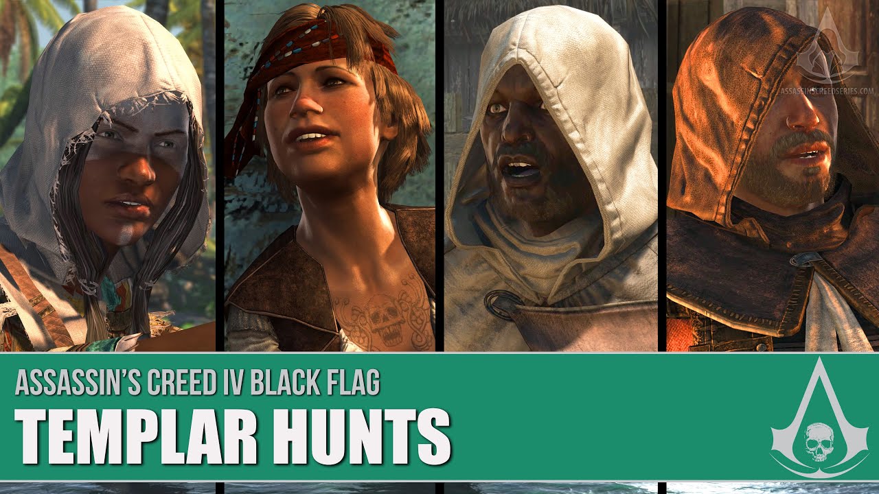Assassin's Creed Black Flag - All Templar Hunts Missions
