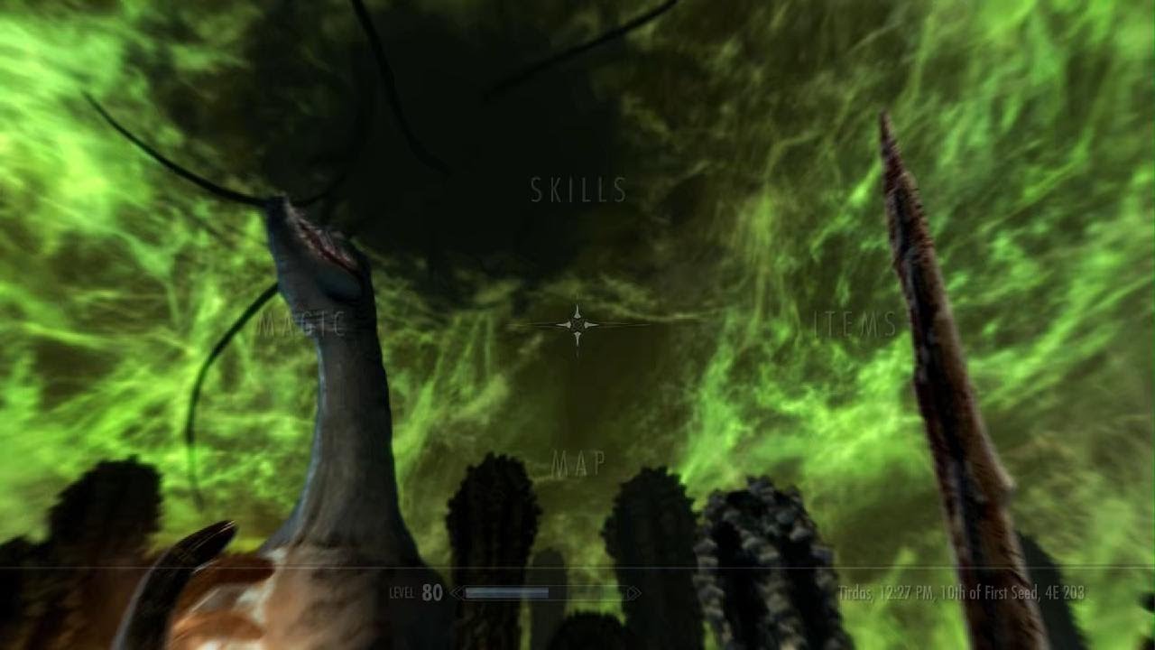 Skyim LV 80 Legendary Yenor Eel Vs Mirak