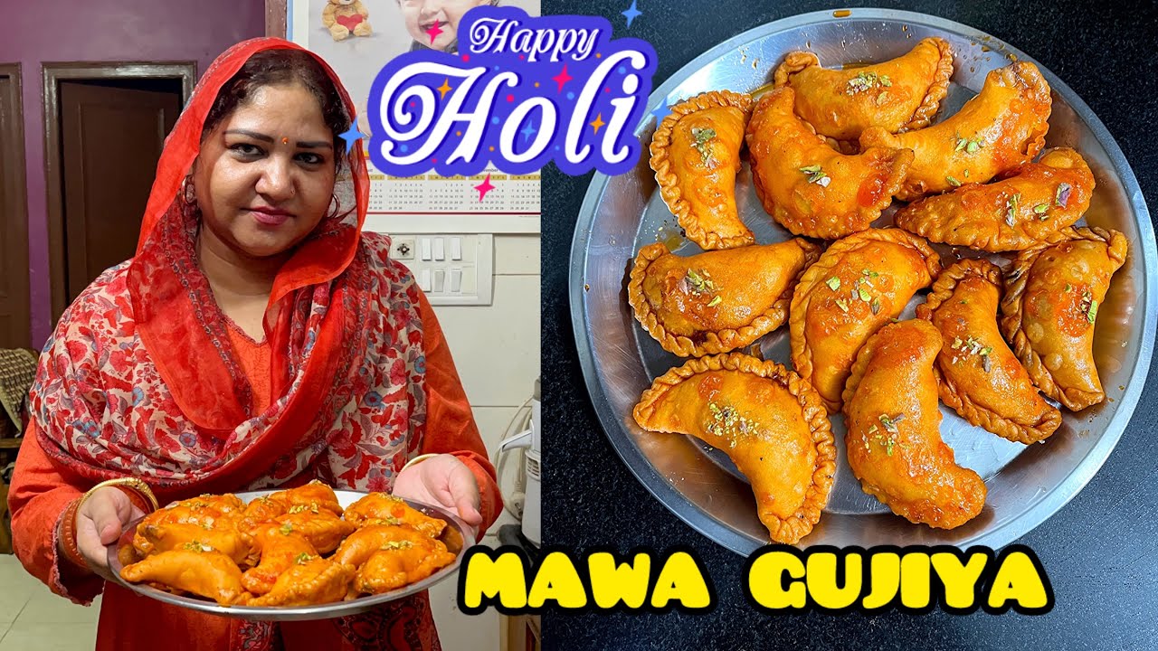 Mawa Gujiya easy and taste halwai style gujiya recipe without mould 