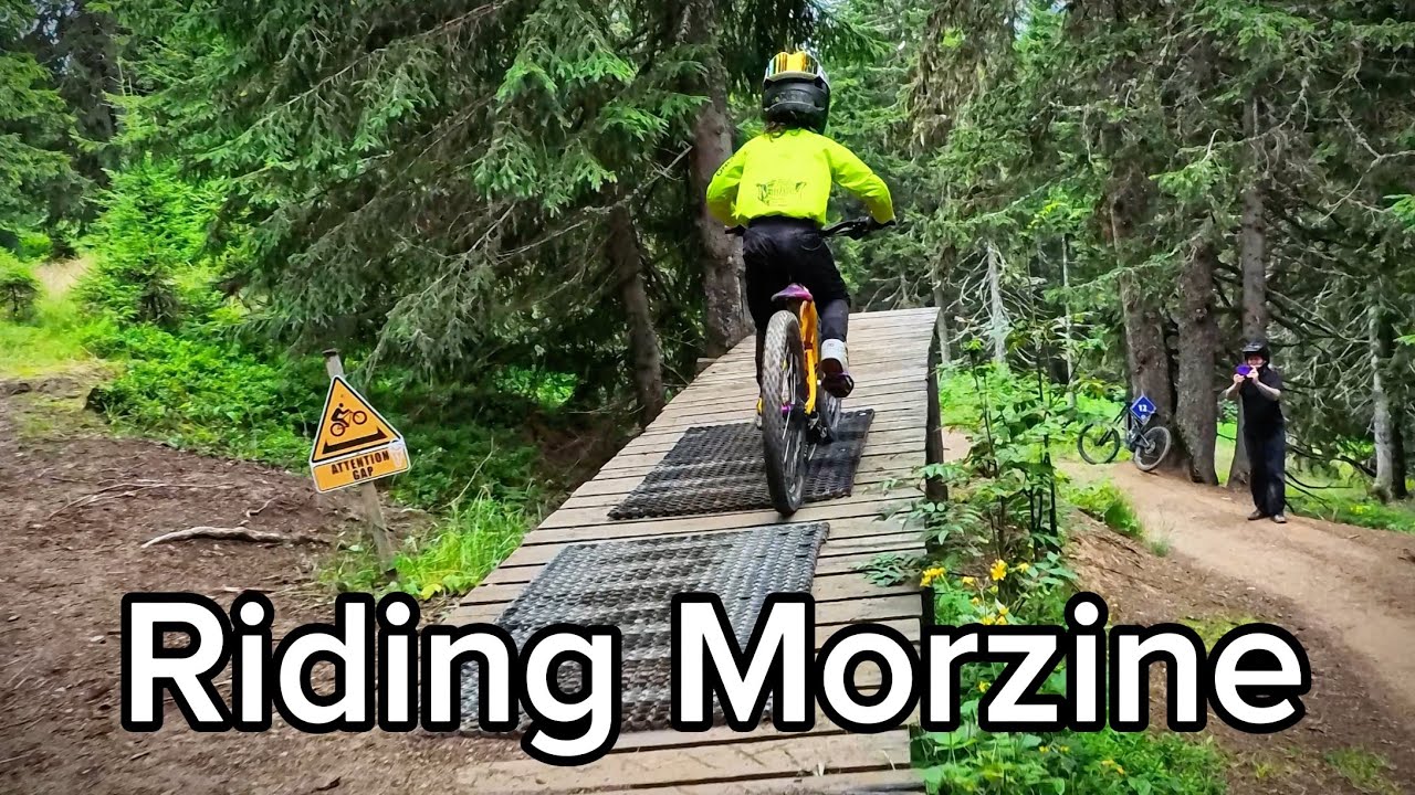 Super Morzine - BEST run for kids progress!