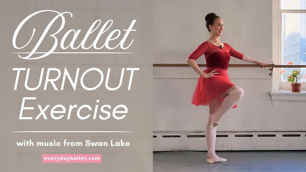 Ballet Turnout Exercise with music from Swan Lake
