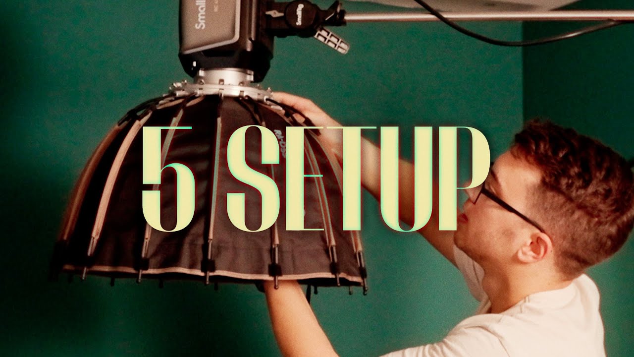 5 SETUP con UNA LUCE per FOTO e VIDEO