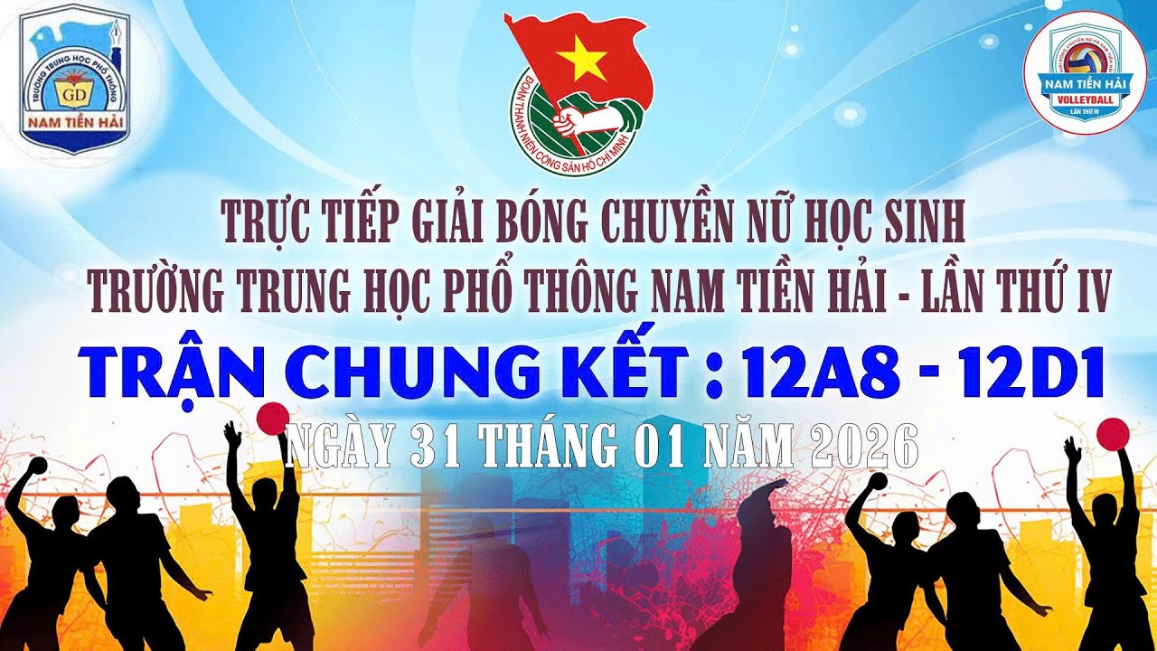 Giải Bóng Chuyền Học Sinh Nữ Trường Trung Học Phổ Thông Nam Tiền Hải Lần Thứ IV