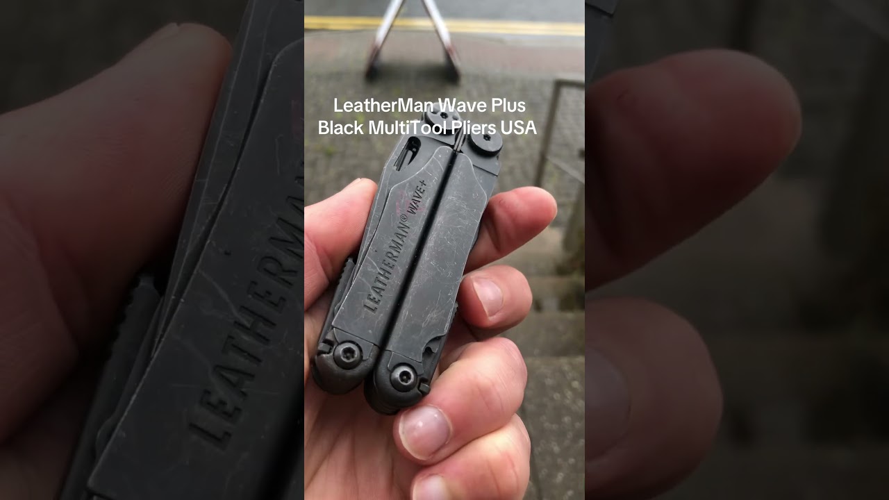 Bb LeatherMan Wave Plus Black Pliers USA#leathermanusa #leathermanwaveplus #leathermanwaveplusblack