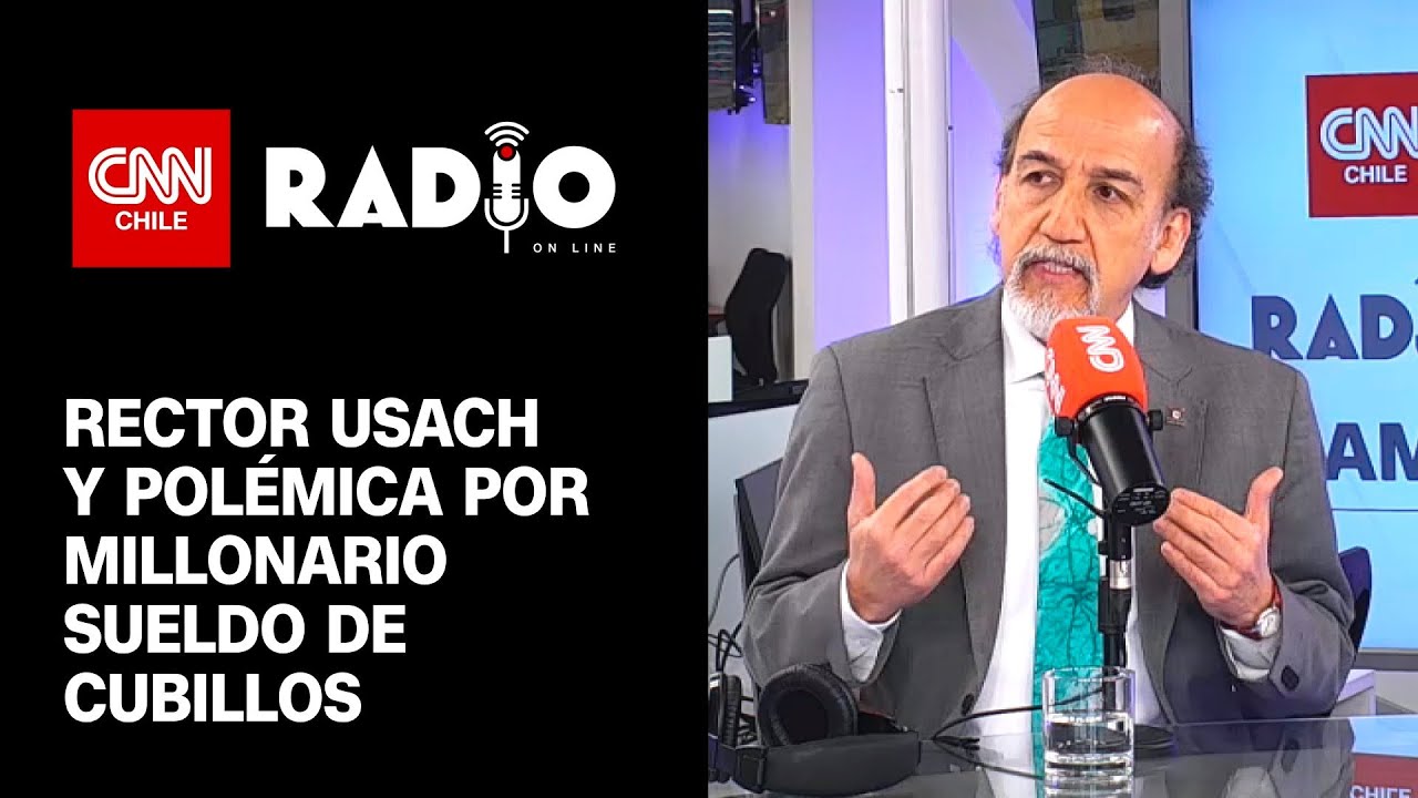 Rector Usach y polémica por sueldo de Cubillos: 