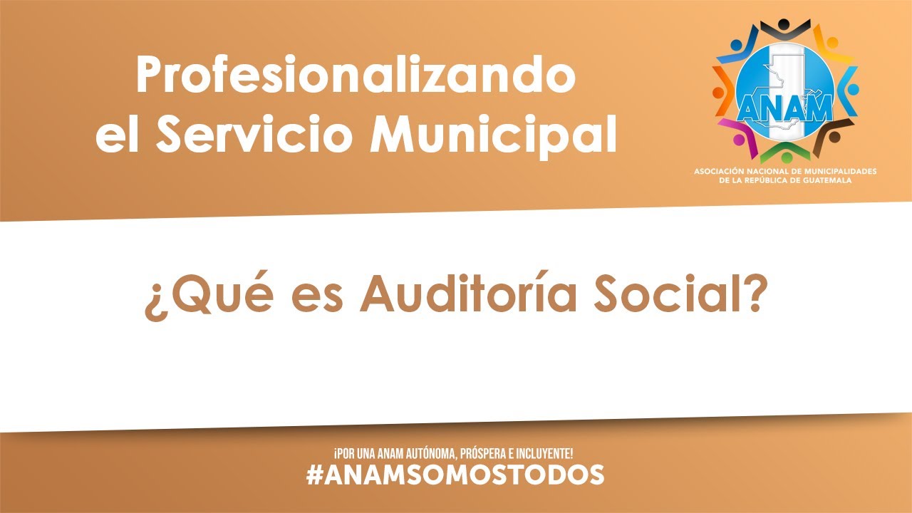 &iquest;Qu&eacute; es Auditor&iacute;a Social?