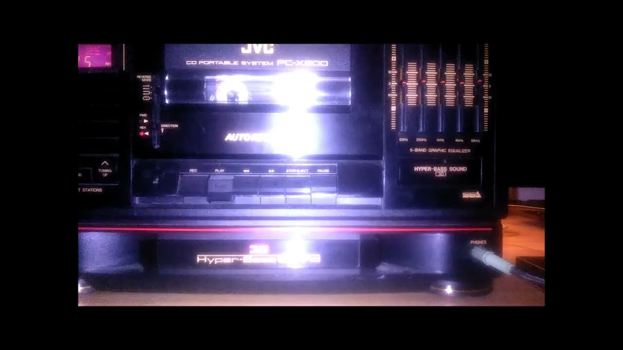 1987 JVC vintage CD  radio tape player rescue