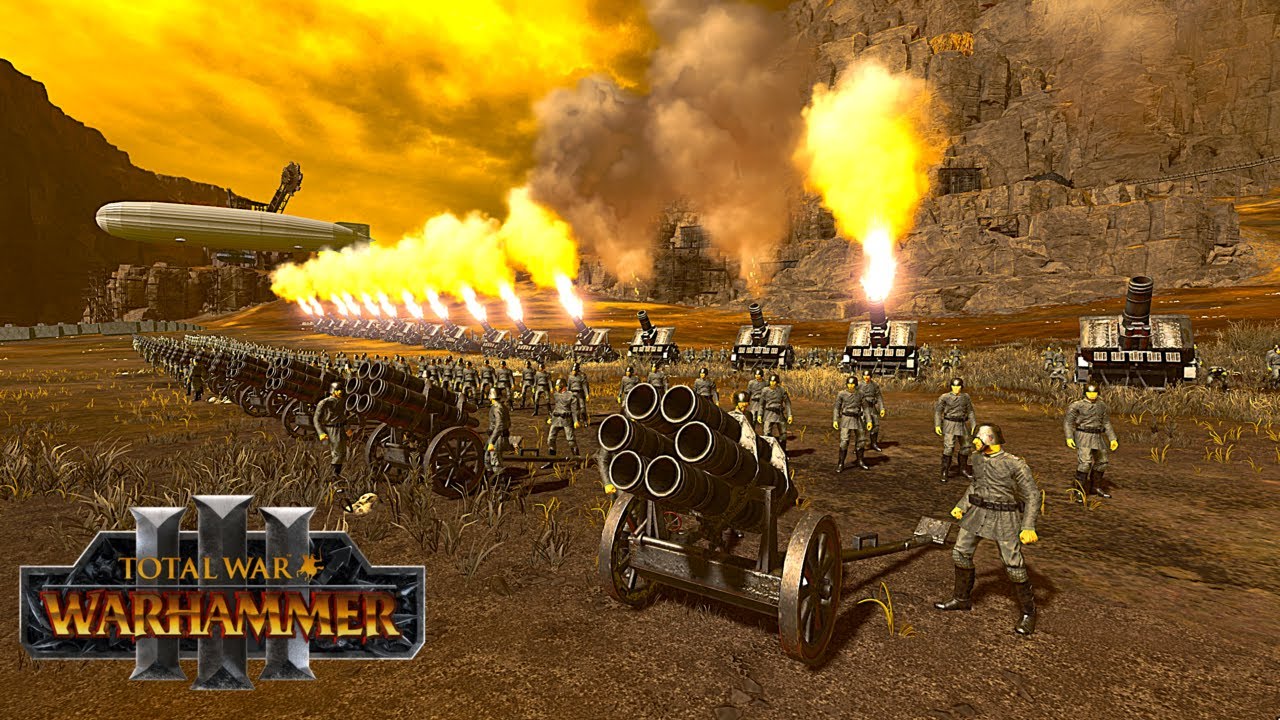 GERMAN IMPERIAL ARMY VS Nurgle - TW Millennium Mod | Total War WARHAMMER3 | FIRESupport | 4K