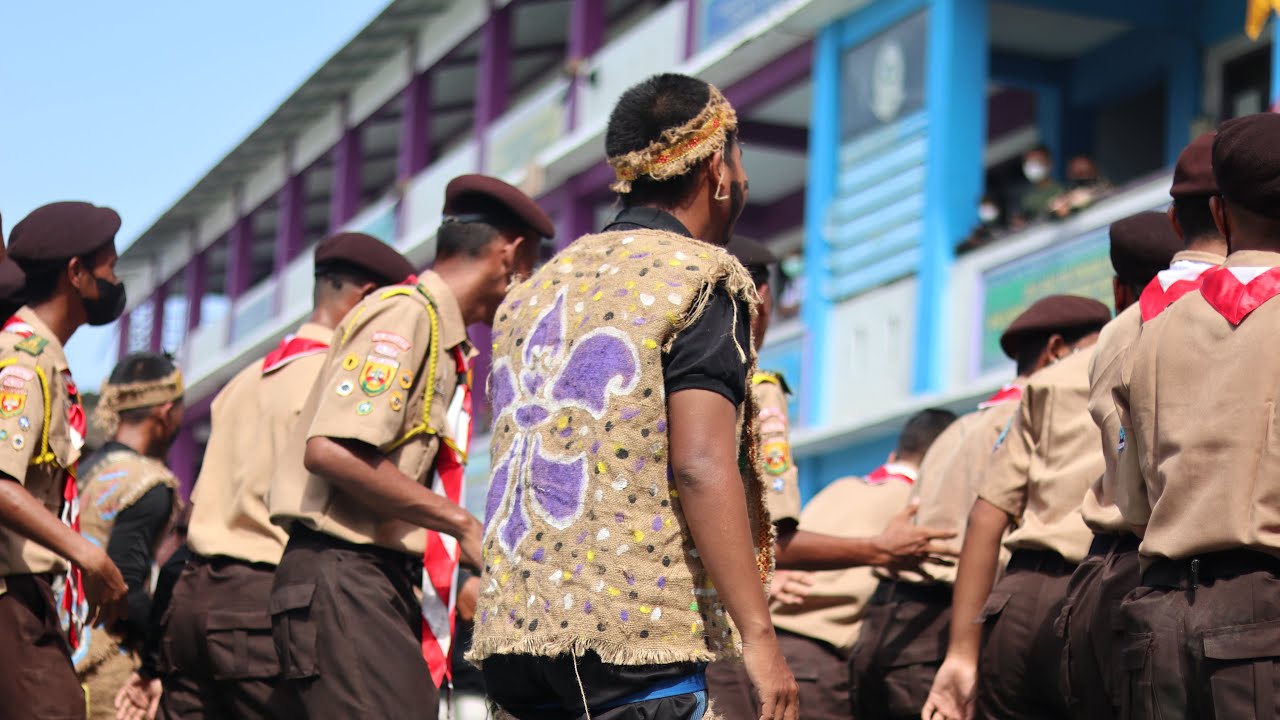 Demo Ekstrakurikuler Pramuka Kosapparang SMK PGRI Jatibarang