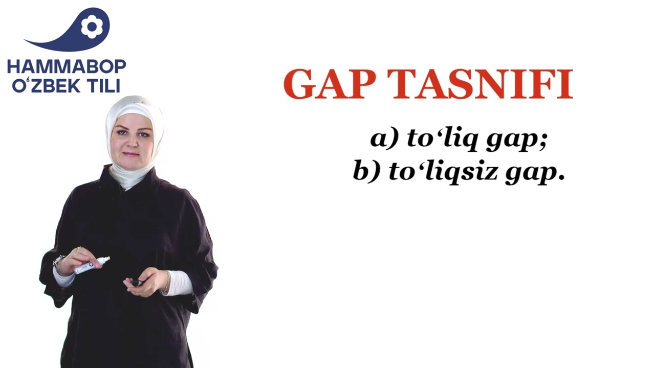 Gap Tasnifi. To'liq gap va to'liqsiz gap