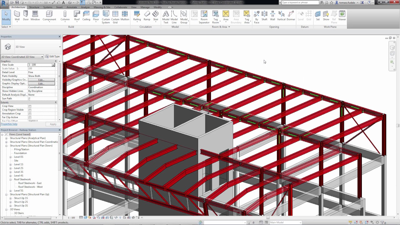 Structural Connectivity in Revit 2017