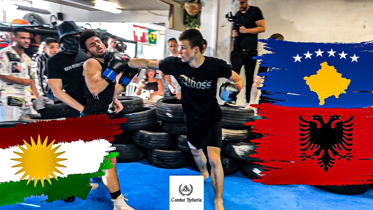 Albanian Judoka vs Kurdish Boxer | Boxing Streetfight Switzerland | Combat Helvetia