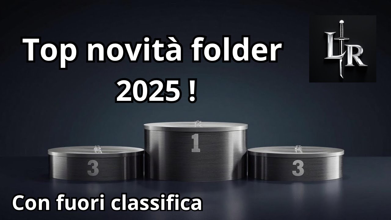 Top novità folder 2025 ! Con fuori classifica.
