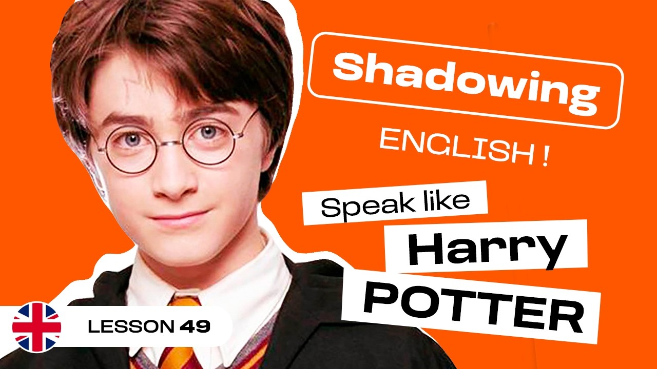 Learn British English with Harry Potter | Train Scene Shadowing Practice (lesson #49)