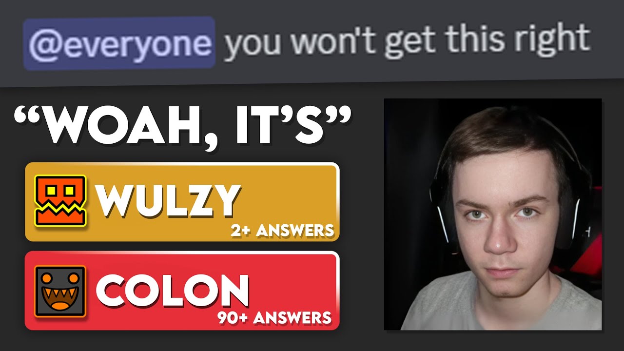 100 Players vs Impossible Geometry Dash Quiz