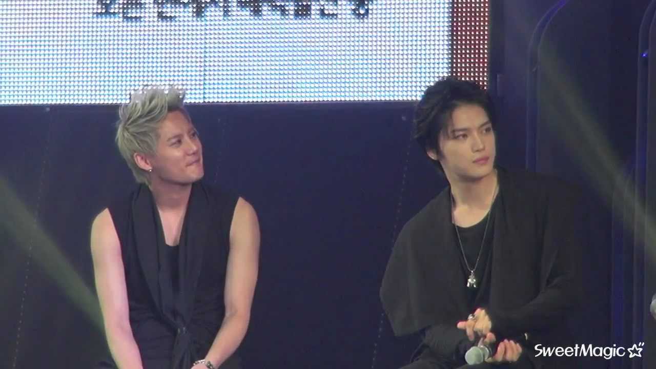 120701 JYJ 팬미팅 토크 준수앨범칭찬