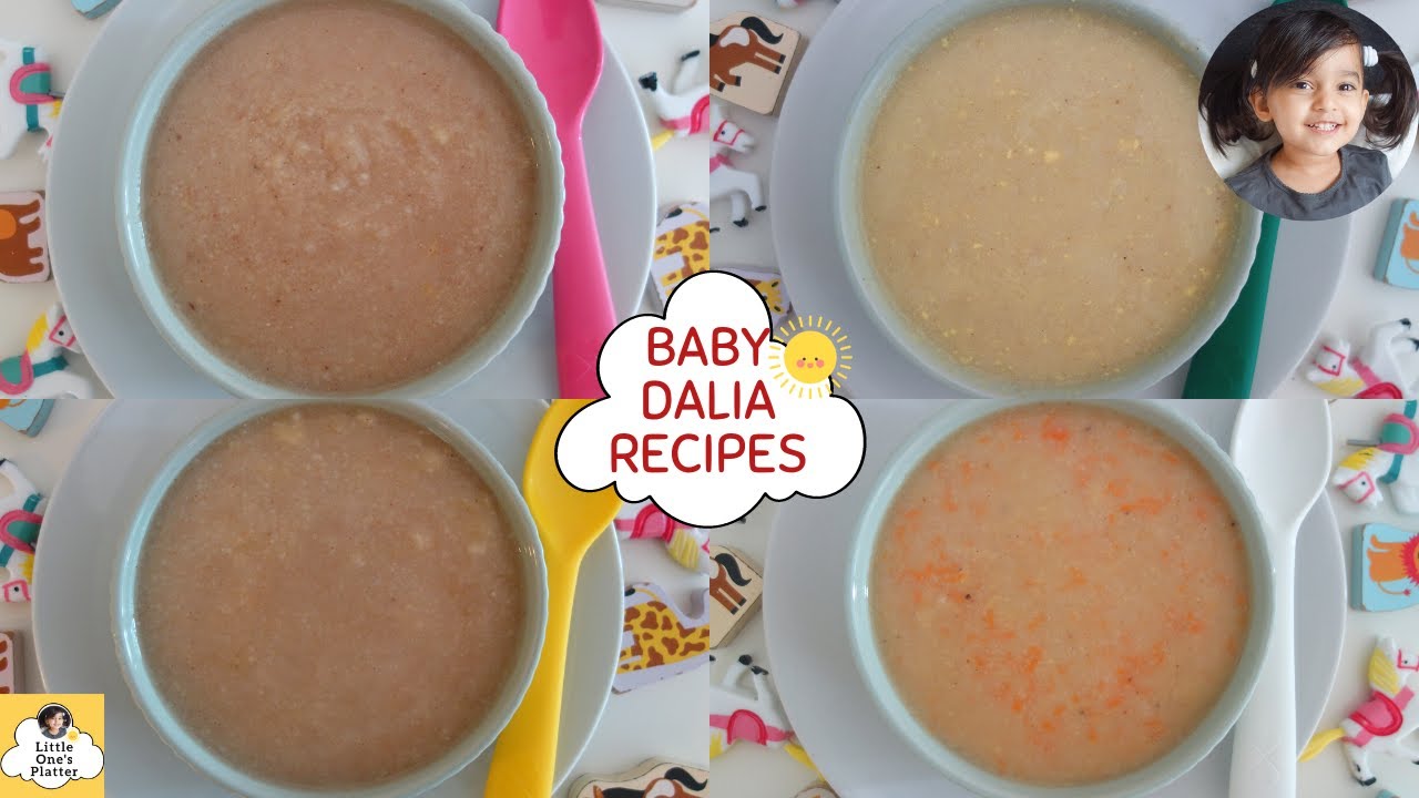 Dalia Recipes for baby | Broken wheat recipes for baby 6-12 months | Baby weight gain daliya recipes