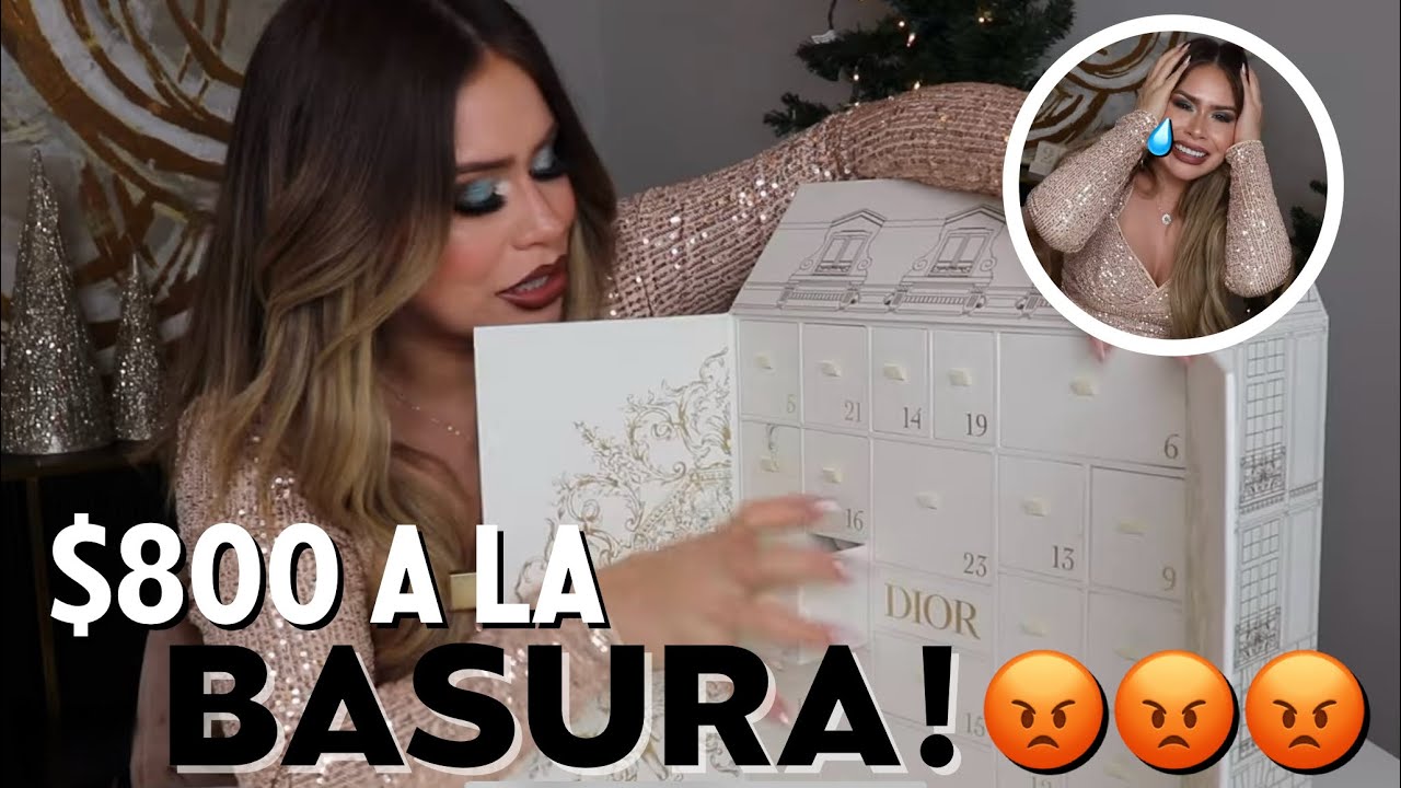 COMPRÉ EL CALENDARIO DE ADVIENTO DE $800 DÓLARES DE DIOR Y ESTO FUE LO QUE RECIBÍ…..