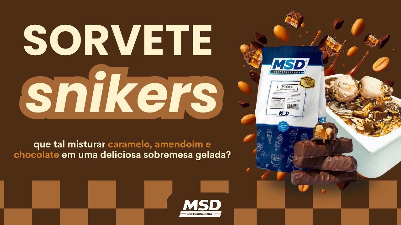 SORVETE SNIKERS 