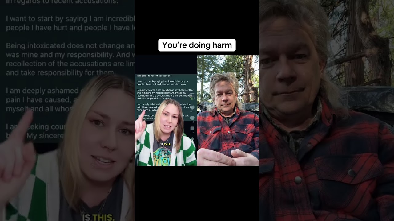 You’re doing harm 