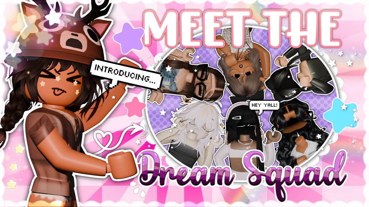 Meet the DREAM SQUAD!! ☁️💜 *Q&A + GAMING* | Roblox