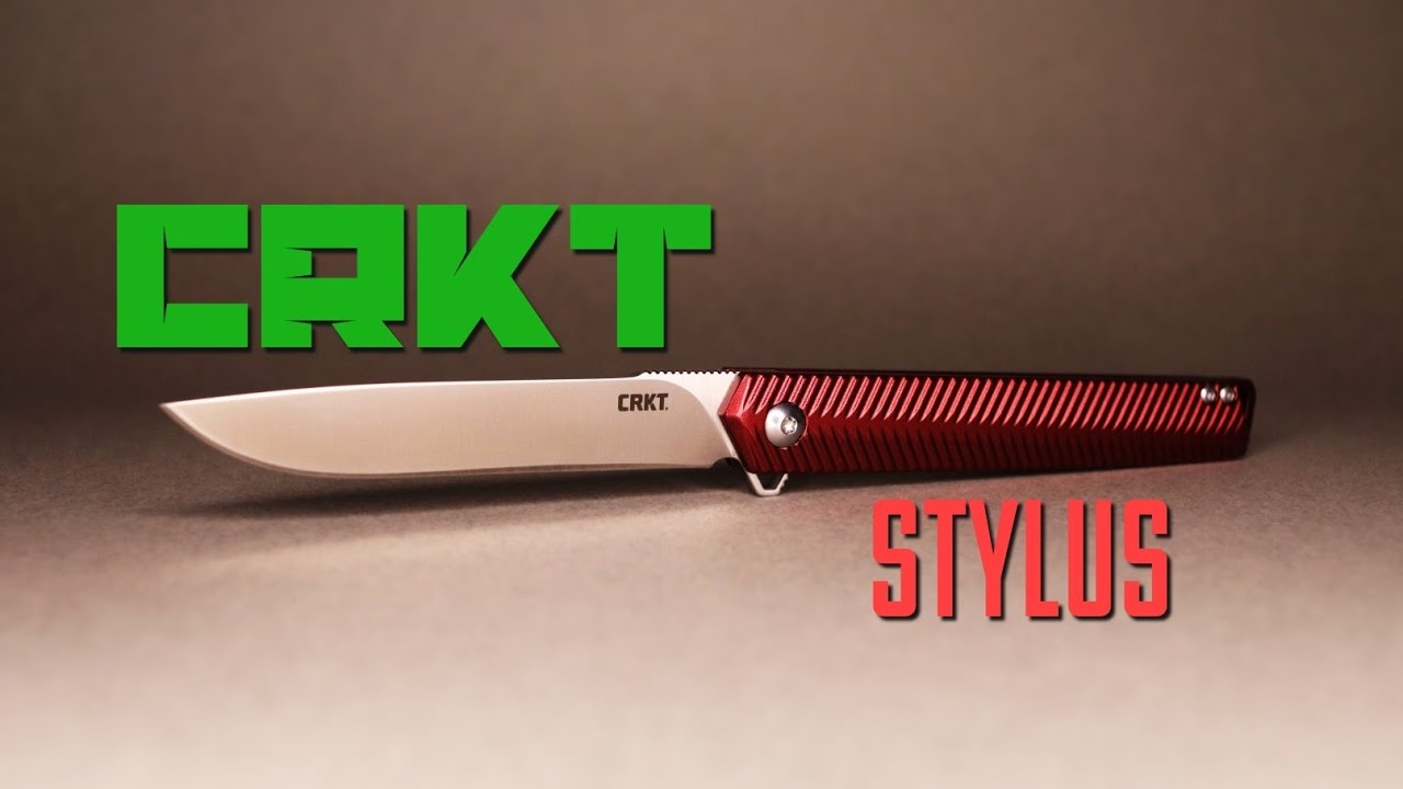 CRKT Stylus Pocket Knife W/Customized Scales!!! #crkt