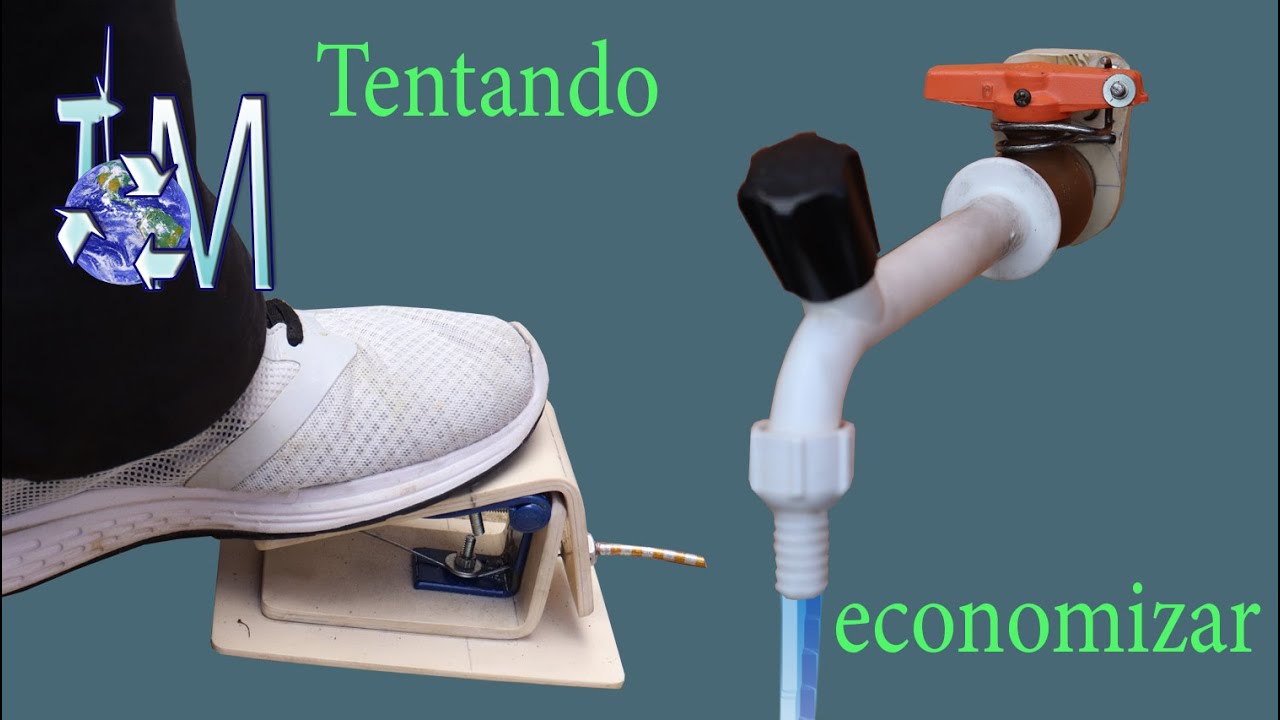 Pedal para torneira em PVC