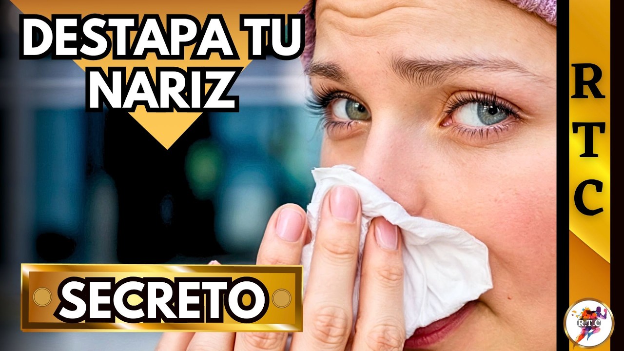 SINUSITIS.AUTOMASAJE para DESTAPAR la nariz