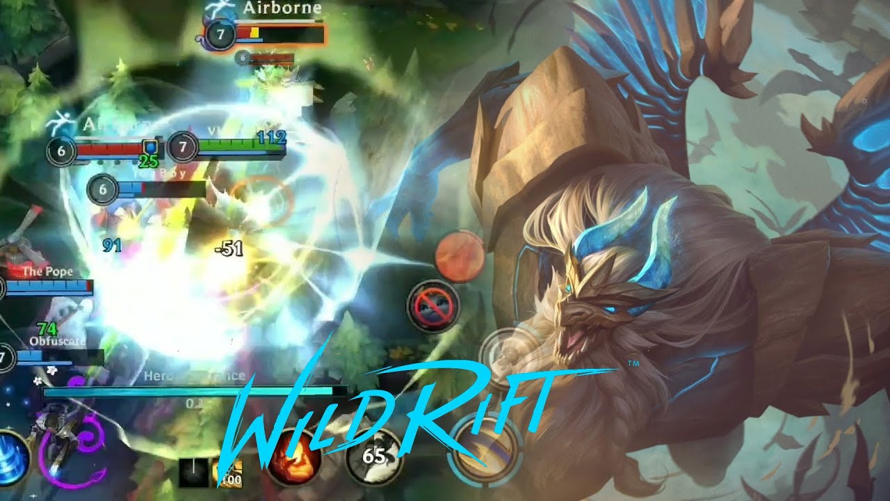 DRAGON GUARDIAN GALIO GAMEPLAY | NEW SKIN (Build & Runes) - Wild Rift