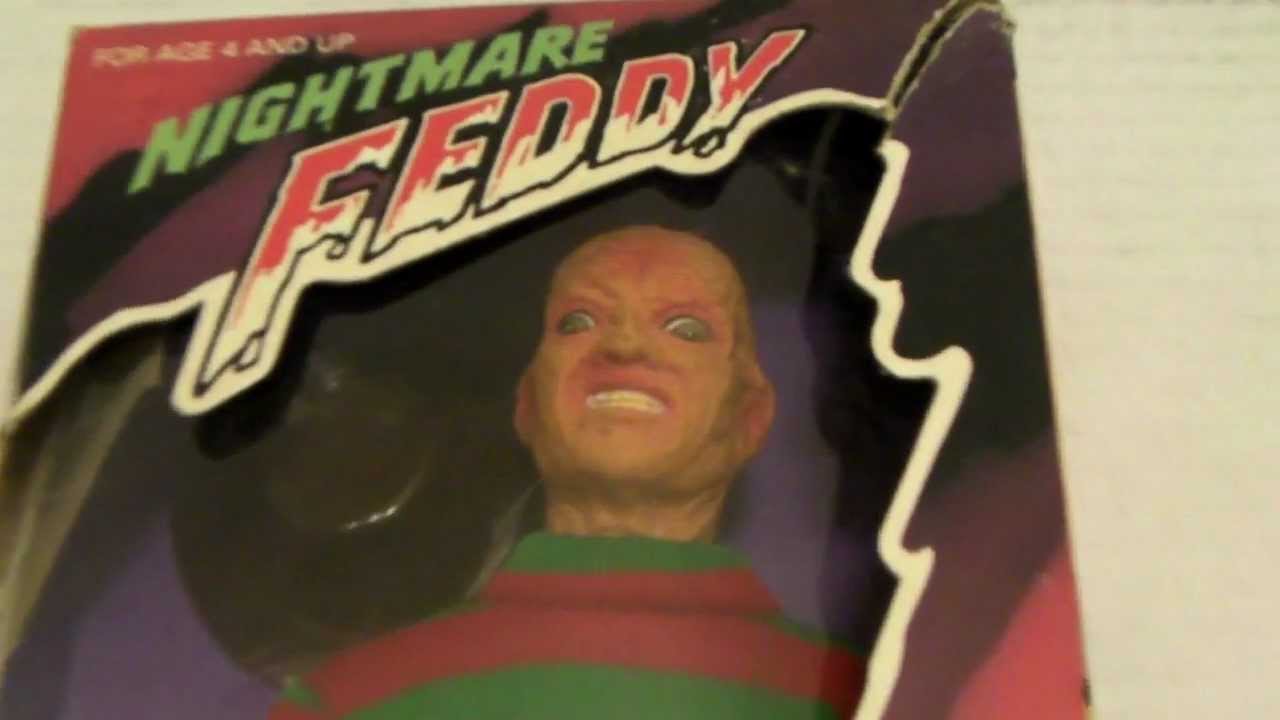 Nightmare Feddy knock-off action figure.  Unlicensed Nightmare on Elm Street bootleg toy.